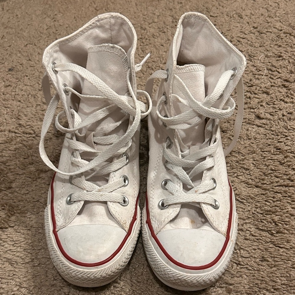 White high top converse